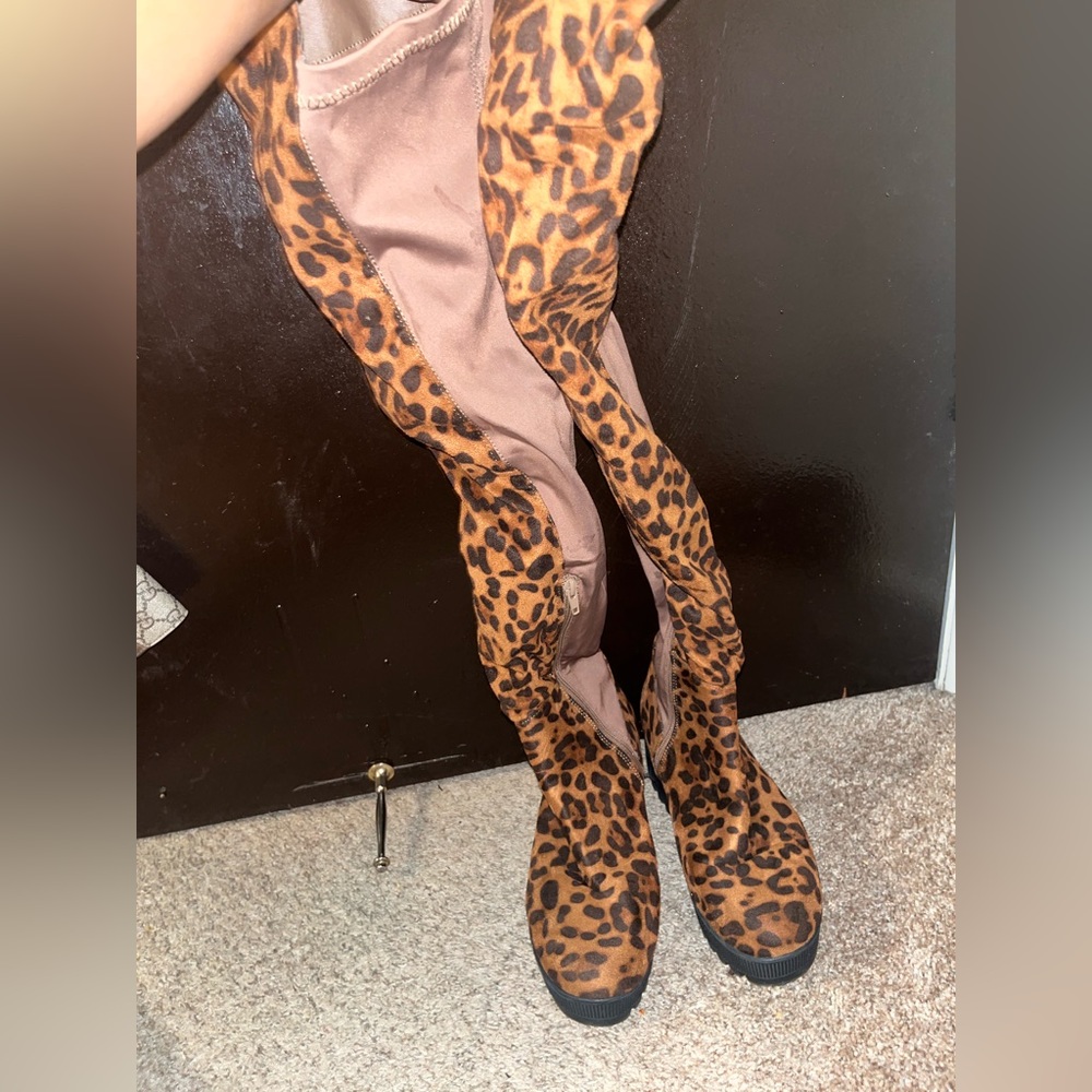 Dolls kill Animal print boots